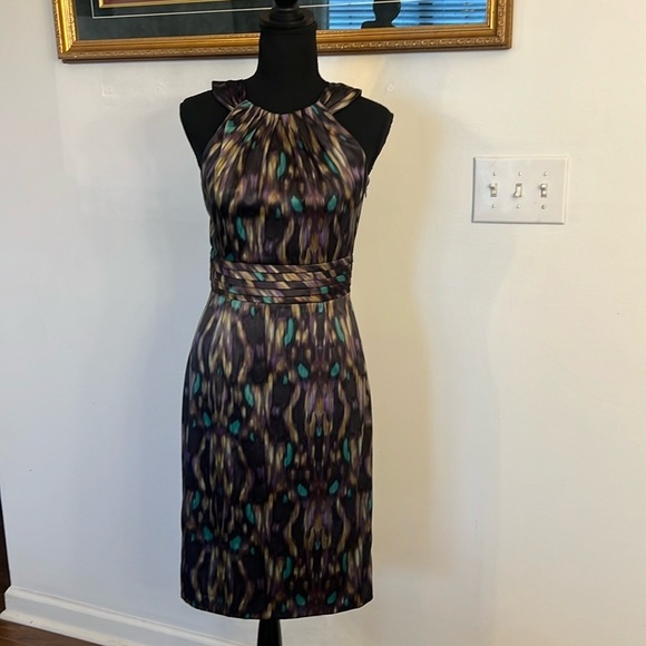 Antonio Melani Spandex Blend Fitted Waist Midi, Sz. 2. - Picture 1 of 11